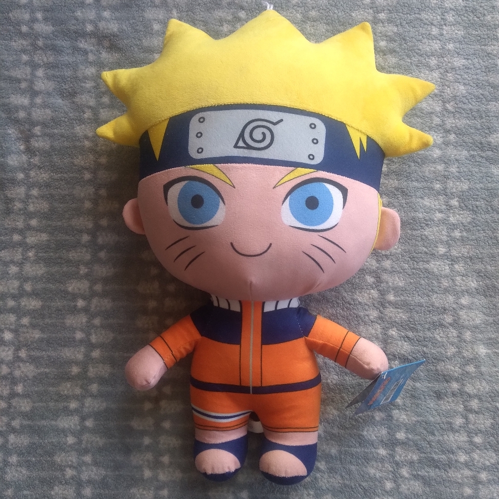 19" Naruto Plush Toy - Orange and Yellow